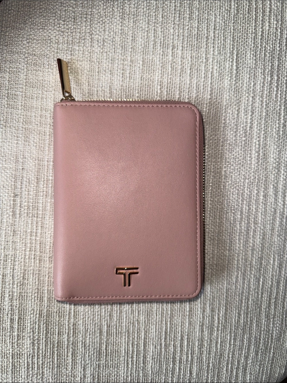 NWT Baby Pink Tumi Passport Holder